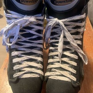 CCM Powerline Black and White Skates